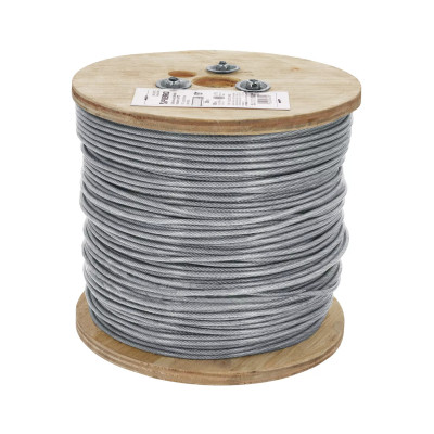 Cable flexible 3/32" acero 7x19 recubierto PVC, 300 m | Ferretería General Ferreterias Ferretodo