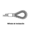 ‣ Guardacabos para cable 1/8" - 10 uds | Fiero