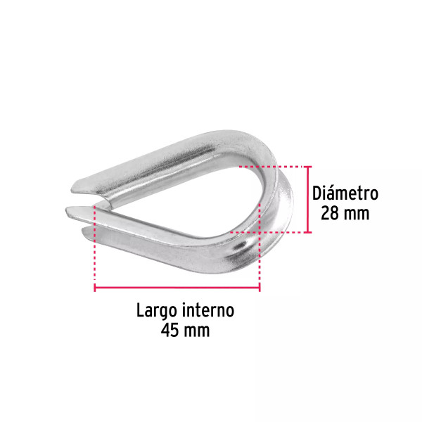 ‣ Guardacabos para Cable 3/8" | Fiero