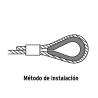 ‣ Guardacabos para Cable 3/8" | Fiero
