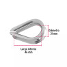‣ Bolsa 5 guardacabos para cable acero 7/16" | Fiero