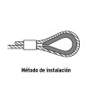 ‣ Bolsa 5 guardacabos para cable acero 7/16" | Fiero