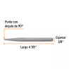 Punzón 3/8" para barrenar, largo 4-7/8", Truper | Limas, Punzones y Similares Ferreterias Ferretodo