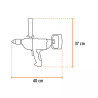 Taladro Tipo Espada 1/2' 1150 W, Industrial, Truper | Herramientas Eléctricas