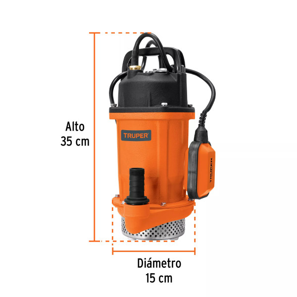 ‣ Bomba sumergible hierro fundido 3/4 HP... | Truper