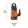 ‣ Bomba sumergible 1 HP agua sucia... | Truper