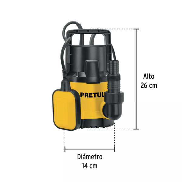 ‣ Bomba sumergible 3/4 HP para agua limpia... | Pretul