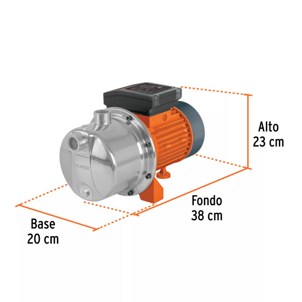 ‣ Bomba jet acero inox 3/4 HP TRUPER... | Truper
