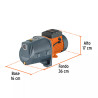 ‣ Bomba tipo jet, 1/2 HP, hierro, TRUPER... | Truper