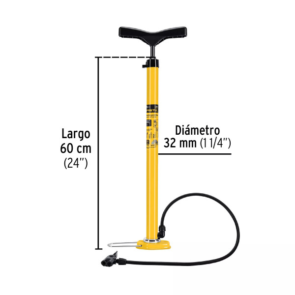 ‣ Bomba manual para inflar, 80 PSI... | Pretul