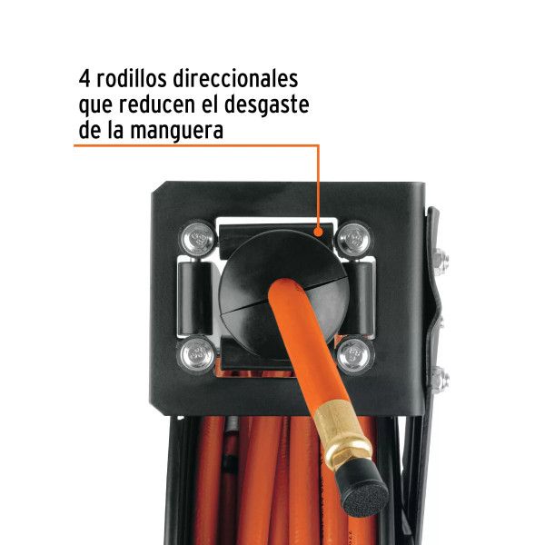 Manguera de Hule P/Compresor, 15 M X 3/8", Carrete Retráctil | Accesorios Herramientas Neumáticas Ferreterias Ferretodo