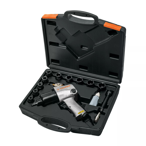 Kit de Llave de Impacto 1/2" Ind. con Estuche Plástico | Ferretería General Ferreterias Ferretodo