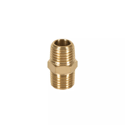 Niple Macho-Macho de Latón, Cuerda 1/4" Npt | Ferretería General Ferreterias Ferretodo