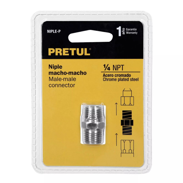 Niple Acero, Cuerda 1/4 Npt | Ferretería General Ferreterias Ferretodo