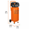 ‣ Compresor Aire 50L 3Hp Libre Aceite | Ferretodo