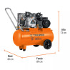 ‣ Compresor Lubricado 60l 4hp Truper | Ferretodo
