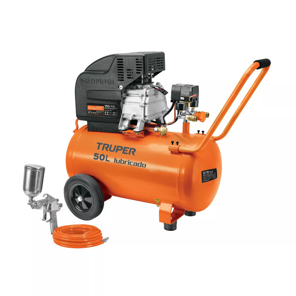 ‣ Kit Compresor 50L, 3-1/2Hp con Accesorios... | Ferretodo