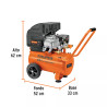 ‣ Compresor Horiz. 25L, 3 Hp, 127V | Ferretodo