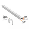 ‣ Caja 5000 Grapas Corona 3/8' Cal 22, 8MM... | Truper
