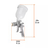 ‣ Pistola p/pintar gravedad HVLP 1.4 mm... | Truper