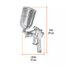 ‣ Pistola p/pintar gravedad LVMP 1.7 mm... | Truper