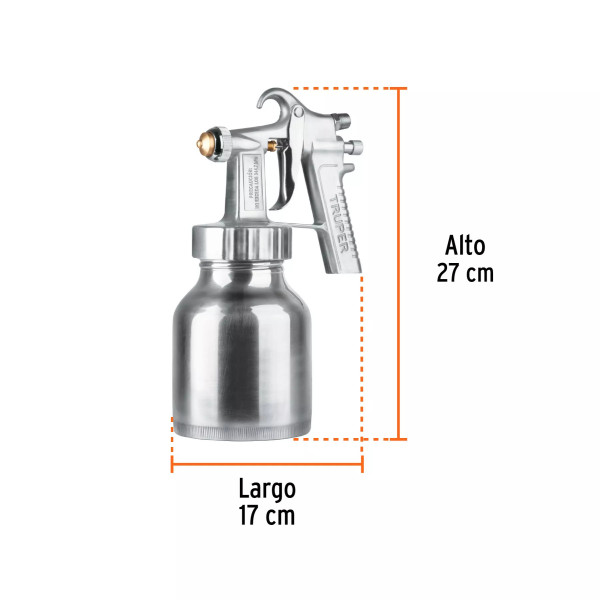 ‣ Pistola p/pintar baja presión 1.5 mm... | Truper