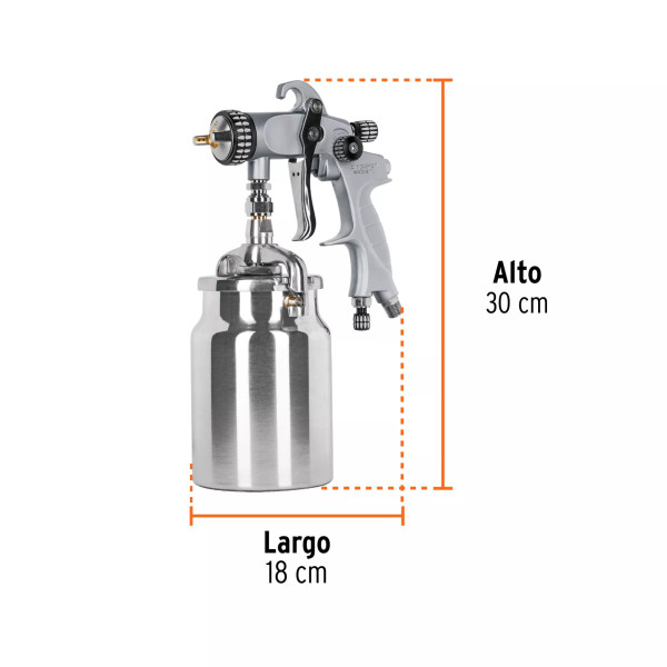 ‣ Pistola p/pintar HVLP, 1.4 mm, Expert | Truper