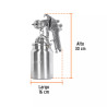 ‣ Pistola p/pintar succión HVHP 1.8mm... | Truper