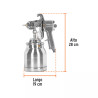 ‣ Pistola pintar succión HVHP 1.8mm, 2 vál... | Truper