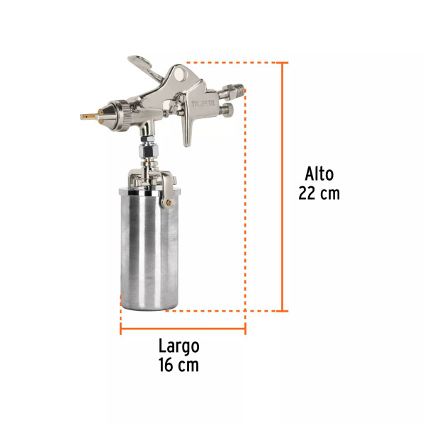 ‣ Pistola compacta p/retoque HVHP 1.5 mm... | Truper