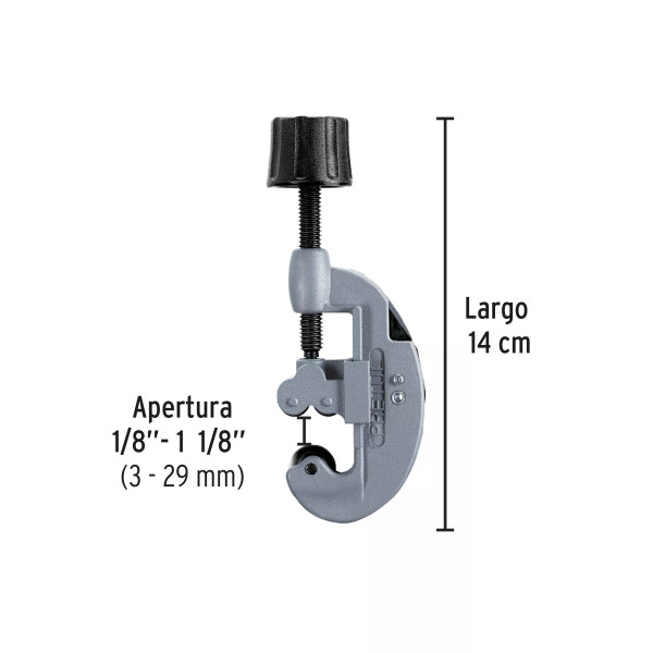 ‣ Cortador tubo cobre 1/8" a 1-1/8" cuchilla... | Pretul
