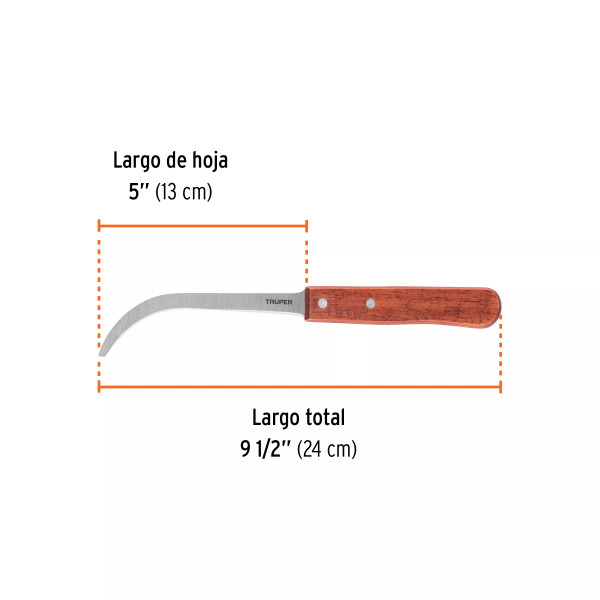 ‣ Cuchillo bananero 5", Truper: Eficiencia y Precisión | Truper