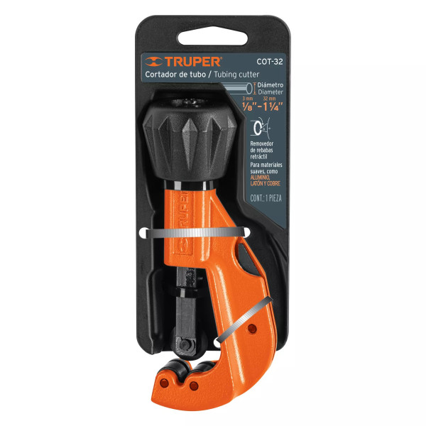 ‣ Cortador de tubo de cobre 1/8" a 1-1/4"... | Truper