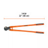 ‣ Cortador de 32" de cable y alambre... | Truper