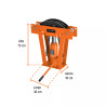 ‣ Doblador hidráulico tubo 16 ton | Truper