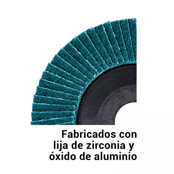 ‣ Disco laminado 7" grano 80, plástico... | Truper