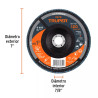‣ Disco laminado 7", grano 120... | Truper