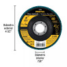 ‣ Disco laminado 4-1/2", grano 40... | Truper