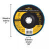 ‣ Disco laminado 7", grano 60, fibra PRETUL... | Truper