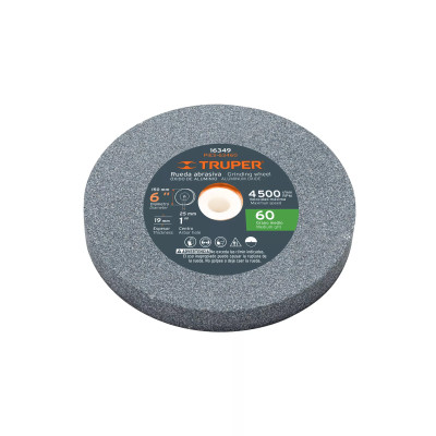 ‣ Rueda abrasiva 6"x19mm, óxido alum... | Truper