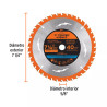 ‣ Disco sierra 7-1/4" madera, 40 d... | Truper