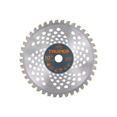 Disco sierra 10" para desbrozadoras, 40 dientes, TRUPER