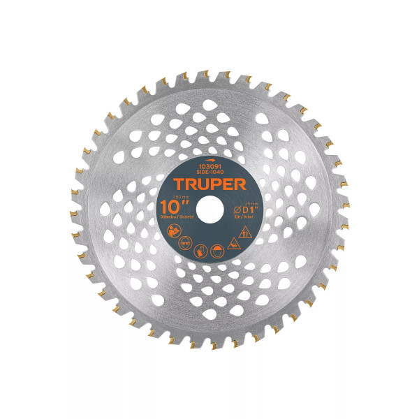 ‣ Disco sierra 10" para desbroz... | Truper