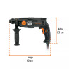 Rotomartillo Sds Plus 2 Joules 650 W, Industrial, Truper | Rotomartillos y Demoledores Ferreterias Ferretodo