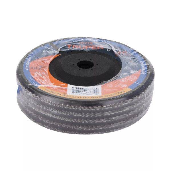 ‣ Disco laminado 7" grano 120... | Truper