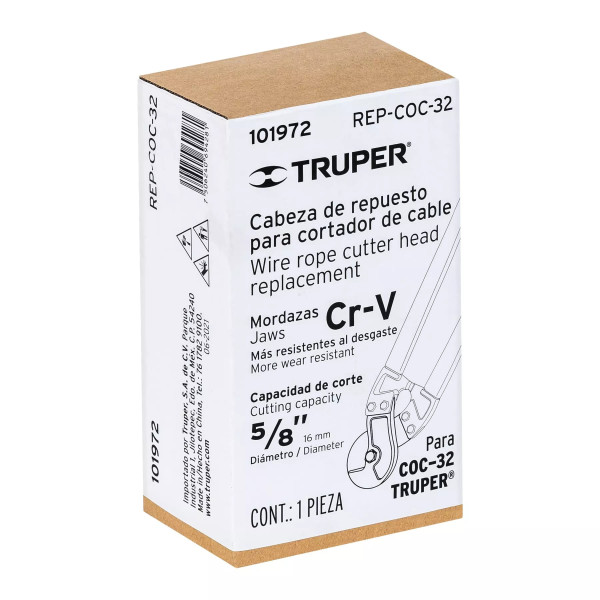 ‣ Cabeza repuesto cortador de cable COC-32... | Truper