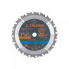‣ Disco sierra 7-1/4" madera, 20 dientes... | Truper
