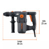 Rotomartillo Sds Plus 6 Joules 1600 W, Industrial, Truper | Rotomartillos y Demoledores Ferreterias Ferretodo