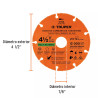 ‣ Disco 4-1/2" multimaterial de carburo... | Truper