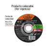 ‣ Disco Tipo 42 4-1/2" corte metal... | Truper Expert
